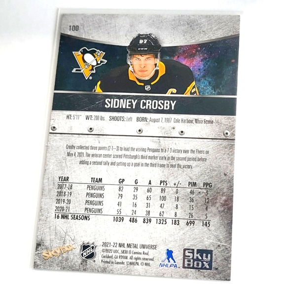 2021/22 Skybox Metal Universe Base Set 1-100 NHL Hockey Cards Superstars Loaded - Picture 2 of 3